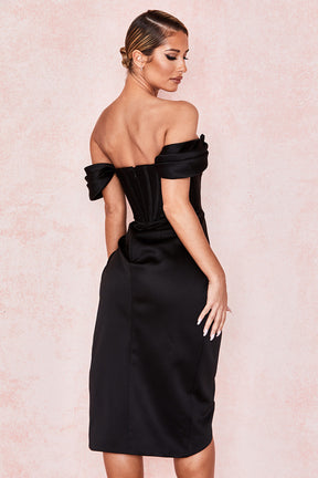 Midikleid Johanna – romantisches Bustier aus Polyester